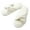 Cream, variant on Women Memory Foam House Womens Slipper Slides Home Bedroom Bathroom Spa Open Toe Cozy Comfortabel Corduroy Slippers