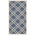 thumbnail image 1 of Safavieh Courtyard Navy Indoor Outdoor Rug - Runner 2'7" x 5', 1 of 1