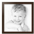 thumbnail image 2 of ArtToFrames 14" x 14" Walnut Picture Frame, 14x14 inch Brown MDF Poster Frame (WOM-4094), 5 Pack, 2 of 6