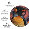 thumbnail image 3 of Lsque Abstract Pattern Penguin Pattern 4" Drink Coasters Set of 4, PVC Leather Absorbent Coasters, Table Coaster Set Decorative Coffee Cup Coasters Housewarming Gift -Round Shape, 3 of 6
