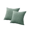 thumbnail image 2 of Toystoory 2 piezas de fundas de almohada para sala de estar, cama, funda de almohada cuadrada decorativa, funda de cojín para coche, suministros Decoración del hogar Verde, 2 of 6