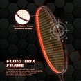 thumbnail image 4 of SALYWEE SF Full Carbon Fiber 6U G5 Orange Pro Badminton Racket 28-32LBS, Free Accessories, 4 of 14
