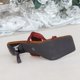 thumbnail image 4 of Mujeres Zapatillas Del Nudo de la Pata Abierta Del Dedo Del Pie de la Mula de Satén, Zapatillas Casuales Cómodas de la Primavera Del Verano Del Tamaño Más de las Mujeres, 4 of 9