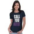 thumbnail image 4 of Call You Maybe Music Song Pop Radio Womens Fitted Plus Size Graphic Tee Brisco Brands 2X, 4 of 5
