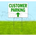 thumbnail image 1 of Customer Parking Up (18" x 24") Yard Sign, Includes Metal Step Stake, 1 of 6