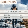 thumbnail image 5 of COOPLUS Mens Wool Crew Socks Warm Knit Vintage Socks for Men Thermal Thick Socks 5 Pairs, 5 of 8