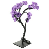 BRIGHTFUFU 1Set Desk Lamp for Home Decoration Purple Warm White 33X6X16In