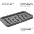 thumbnail image 2 of Soporte de silicona para esponjas - Bandeja organizadora para fregadero de cocina para esponja, dispensador de jabón, fregador y otros accesorios para lavar platos, 2 of 4