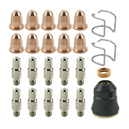

Ruibeauty Electrodes Tips Cups Consumables Fit Chicago Electric 95136 Plasma Cutter Parts