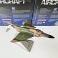 thumbnail image 2 of JIAHAOO 1:144 Scale F-4 Phantom II Fighter Model Die Cast Alloy for Military Model Fans Decor Gift Choice Display Stand, 2 of 9