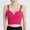 Hot Pink, variant on BYHONG Womens Front Closure Bra Racerback Plus Size Unlined Underwire Full Coverage Bras Bra for Women Hot Pink XL