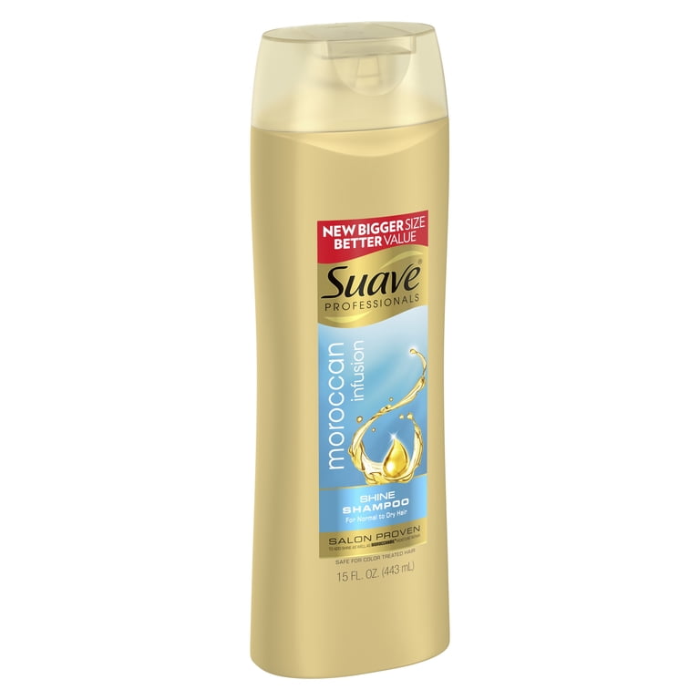 Suave Professionals Moroccan Infusion Shine Shampoo for Dry 