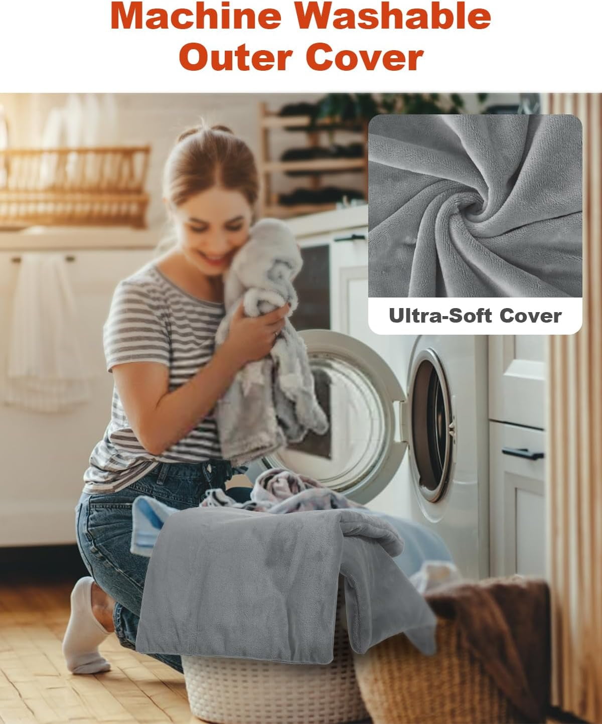 Pet Heating Pad for Cat Dog,Extremely Waterproof Heated Cat Bed Outdoor&Indoor,Adjustable Heated Dog Blanket Mat with 6 Temperature&5 Timers Set,Pet Heater Warmer(Grey,L-28 Lx16 W)