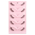 thumbnail image 2 of YSDO 5 Pairs Fluffy Mink False Eyelashes Natural Long Fluffy Lashes Makeup 5pairs M41 Lashes, 2 of 5