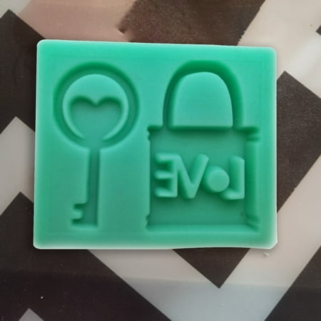 

SPRING PARK Baking Molds Lock Key Silicone Fondant molds crown Cake Decorating Tools Gumpaste cupcake topper decorations fashion resin Clay Chocolate Candy Molds Non stick