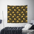 thumbnail image 3 of Bingfone Polyester Fabric Tapestry Cute Cartoon Bees Wall Hanging Tapestry,Daily Decorative Tapestry for Bedroom Living Room Dorm 60L x 51W Inches, 3 of 7