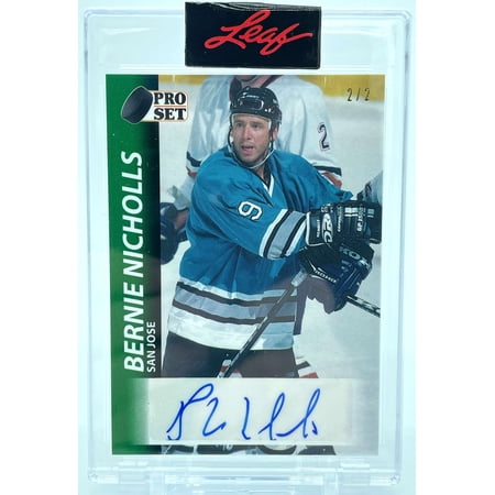 NHL 2021 Leaf Pro Set Bernie Nicholls Single Sports Card #2/2