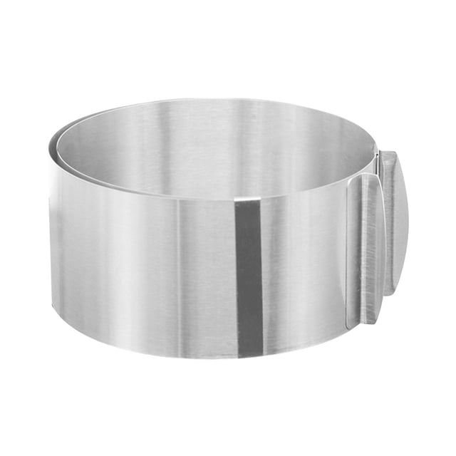 Adjustable Cake Ring 6 To 12 Inch:Stainless Cake Rings For Baking Telescopic Round Ring For Cakes Bread Cookies Chocolate Baking Extra High Different Height Dimensions