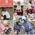 thumbnail image 6 of KYEESE Dog Sweater, Red Turtleneck Sweater Dress with Bowtie, Dog Sweater for Small Dogs, M, 6 of 7