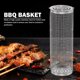 thumbnail image 5 of Cesta de parrilla de malla de alambre cilíndrica Jaula de barbacoa de acero inoxidable Utensilios de cocina (S y L) Ndcxsfigh Libre de BPA, 5 of 6