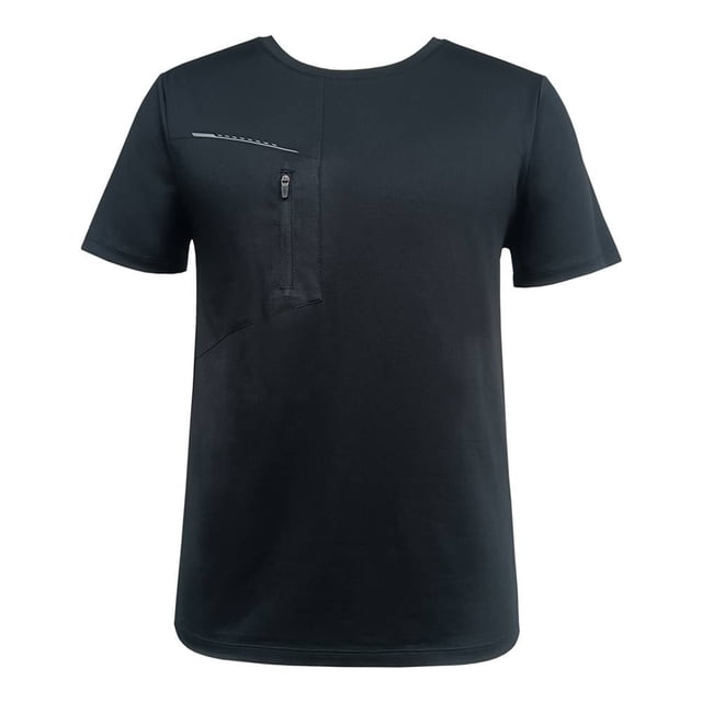 Playera Umbro para Mujer, Deportiva Manga Corta con Cierre Negra Talla M
