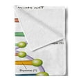 thumbnail image 2 of Educational Soft Flannel Fleece Throw Blanket, Colorful Structure of DNA Genetic Code Elements Nucleotides Scientific Study, Cozy Plush for Indoor and Outdoor Use, 50" x 70", Multicolor, by Ambesonne, 2 of 5