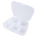 thumbnail image 6 of UDIYO 5 Compartments Medicine Case Pills Tablet Jewelry Box Organizer Container, 6 of 6