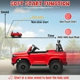 thumbnail image 5 of UBesGoo 24V 2 Seat Licensed Chevrolet Colorado Electric Ride on Car Toy for Toddler Kid w/ Remote Control, LED Lights, Red, 5 of 10
