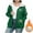 B_ Green, variant on UTSJKR Women’s Plus Size Warm Sherpa Hoodie - Oversized Fuzzy Fleece Zip Up Winter Coat with Pockets Yes I'm Still Cold Fuzzy Fleece Jacket Blue XL
