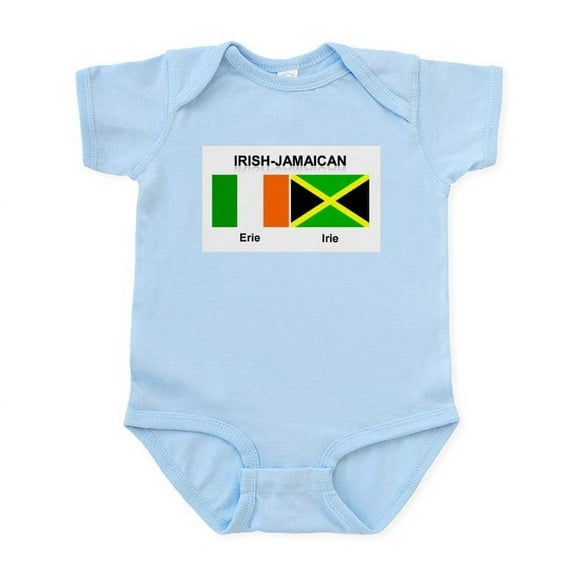 CafePress - Irish Jamaican 1 Body Suit - Baby Light Bodysuit, Size Newborn - 24 Months