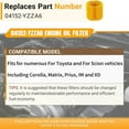 thumbnail image 4 of JIAHAOO Oil Filter Kit 5 Pack for Toyota 1.8L 2.0L 16V Engines C-HR Scion XD IM CT200h NX200 Plastic Easy Use, 4 of 11