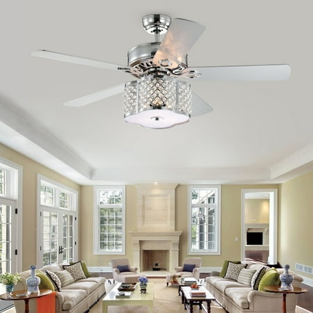 

Cori 52-inch 5-Blade 3-Light Silver Fandelier