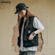 thumbnail image 2 of Chalecos par mujeres diseño de bolsillo Cargo nuevos adolescentes estilo japonés sin mangas Universidad Unisex verano prendas de vestir ropa gran oferta Harajuku, 2 of 5