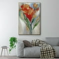 thumbnail image 2 of Wild Flower Bouquet Framed Premium Gallery Wrapped Canvas - Ready to Hang - 25 x 37 - Gold Floating Frame, 2 of 9