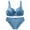 Blue, variant on Bra and Panty Sets For Women, Seamless Underwear for Everyday and Sports Push up Bra