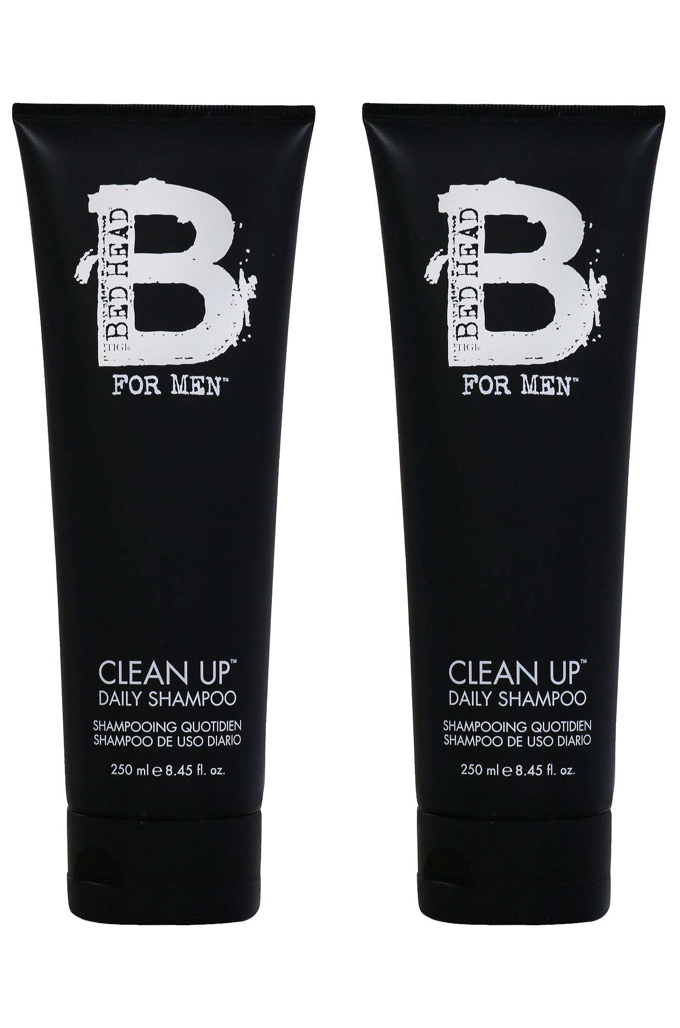 Bed Head for Men Clean Up Daily Shampoo 8.45 oz (Pack of 2) - Walmart.com