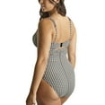 thumbnail image 2 of Panache Paloma Balcony Underwire Swimsuit (SW1720),36FF,Black Gingham, 2 of 5