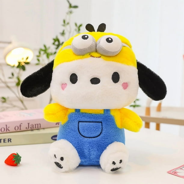 anime Sanrio Cosplay Cross-dressing Doll Minion Pacha Dog Plush Toy Pillow Cute Large Children's Birthday Gift Decoration