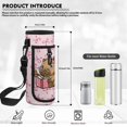 thumbnail image 6 of Yspwyqan School Backpack Set for Girls, Pink Bow Reading Capybara 4Pcs Backpack Set with Lunch Box, Double Zipper Front Pocket Trendy Purse for Back to School, 6 of 7