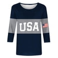 thumbnail image 3 of Graphic Tees for Women USA 250th Anniversary Crewneck Tee for Women Wear with Seasonal Versatility and Casual Comfort Gray XXL, 3 of 4