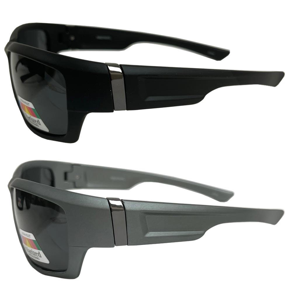 Rectangular Gangster Black Shades Mens Designer Sunglasses Cholo Dark Lens Biker - image 3 of 5