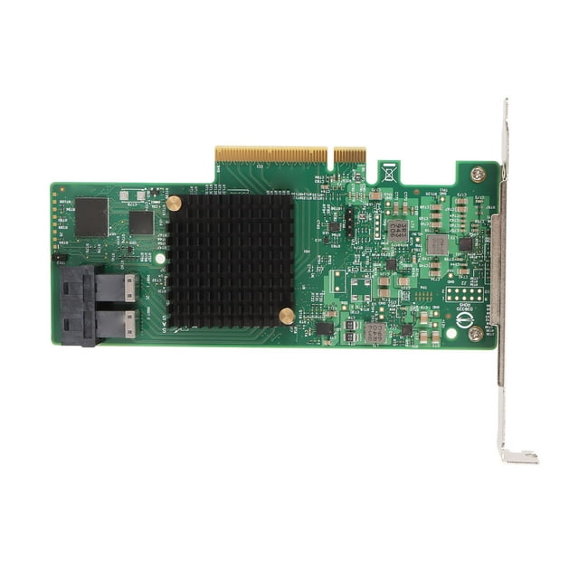Tarjeta De Expansión , Tarjeta Controladora RAID De 12 Gb/s Interfaz PCIE 3.0 HBA SAS 9300 8i Admite 16 TB LSI SAS3008 Plug And Play Para Computadora Para