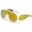 White Orange, variant on Punk Sunglasses Women Men Hip Hop One Piece Sun Glasses UV400 Shades Mirror Eyewear