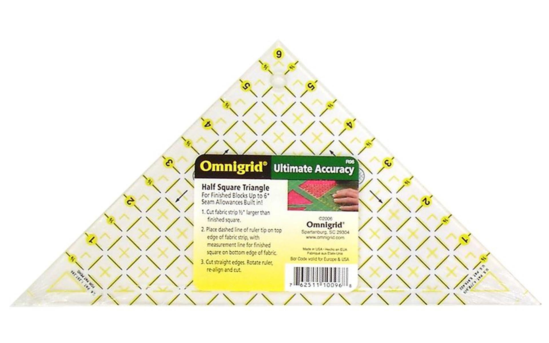 Omnigrid Ruler 6" Half Square Triangle Walmart Canada