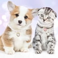 thumbnail image 4 of 2Pcs Cat Dog Pearl Necklace Collar, Small Cat Collar Pear Dog Necklaces Cute Fancy Jewelry Accessories with Heart Shape Rhinestone White Pink Wedding Birthday Party for Puppy Pets Small Dogs, 4 of 6