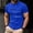Blue, variant on Maean Big and Tall Mens Workout Shirts Crew Neck Short Sleeve Athletic Running Gym Muscle Tees
