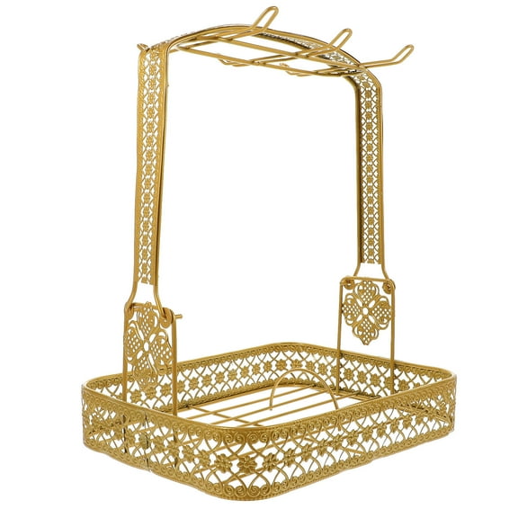 PAMINGONO Mug Display Rack Coffee Mug Holder Iron Home Organization 1 Set