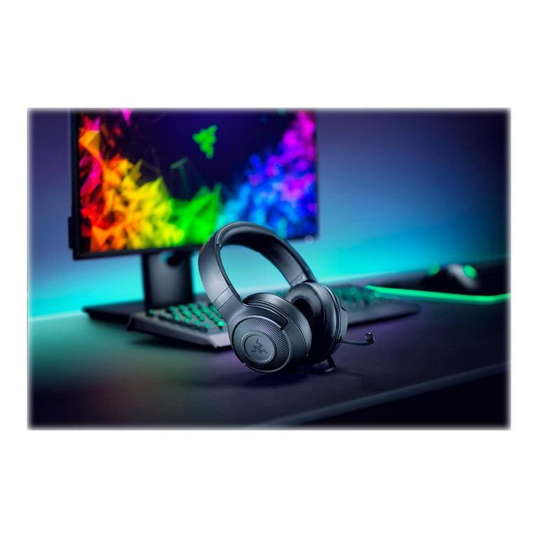 tempo Leerling Hulpeloosheid Razer Kraken X Multi-Platform Wired Gaming Headset - Black - Walmart.com