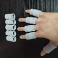 thumbnail image 4 of 10Pcs Nylon Knuckles Sleeve Thumb Protection Sheath Thumb Protection Sheath; Breathable for Sports Breathable Braces, Skin Color, 4 of 9