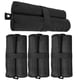 thumbnail image 1 of noir Poids De Lestage De Pavillon, Jeu De 4, Lestage Pour Tentes, Remplir De Sable, Pierres, 10 Kg Par Pied, 1 of 5